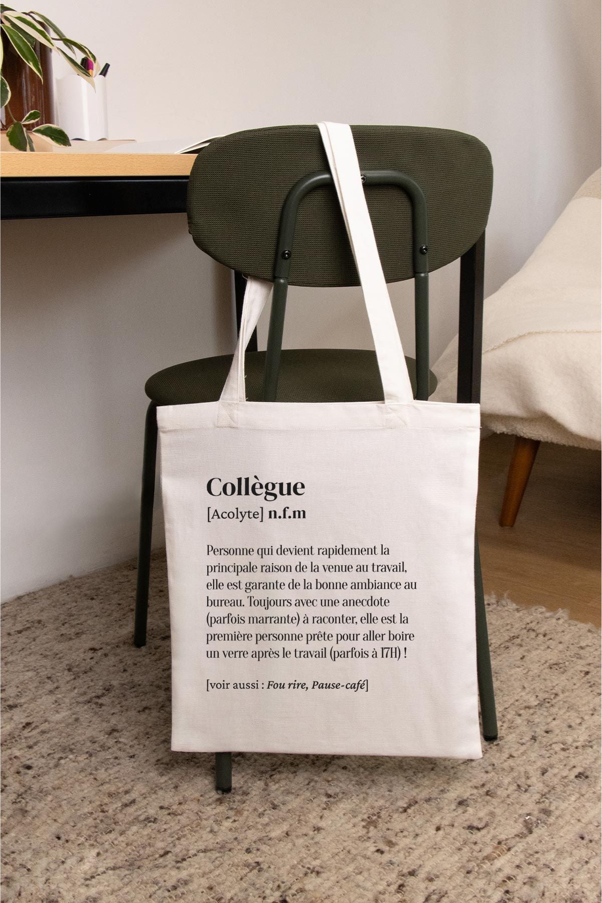 Tote Bag définition Collègue