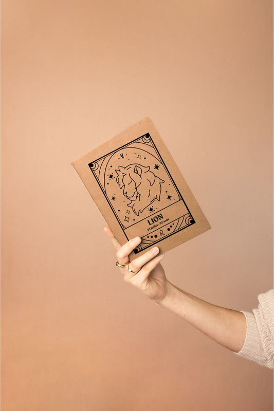 Carnet zodiaque Lion