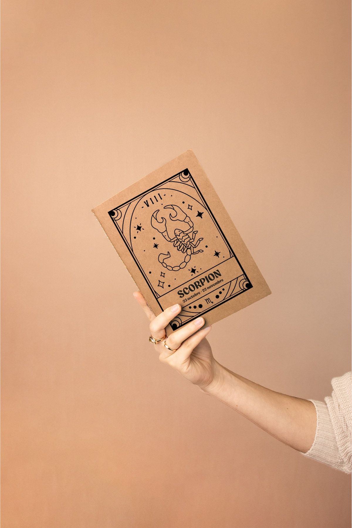 Carnet zodiaque Scorpion