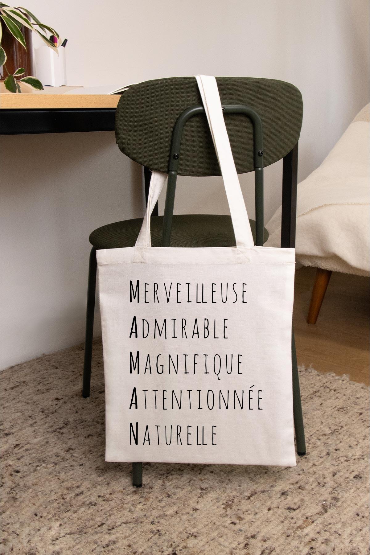 Tote Bag acrostiche Maman