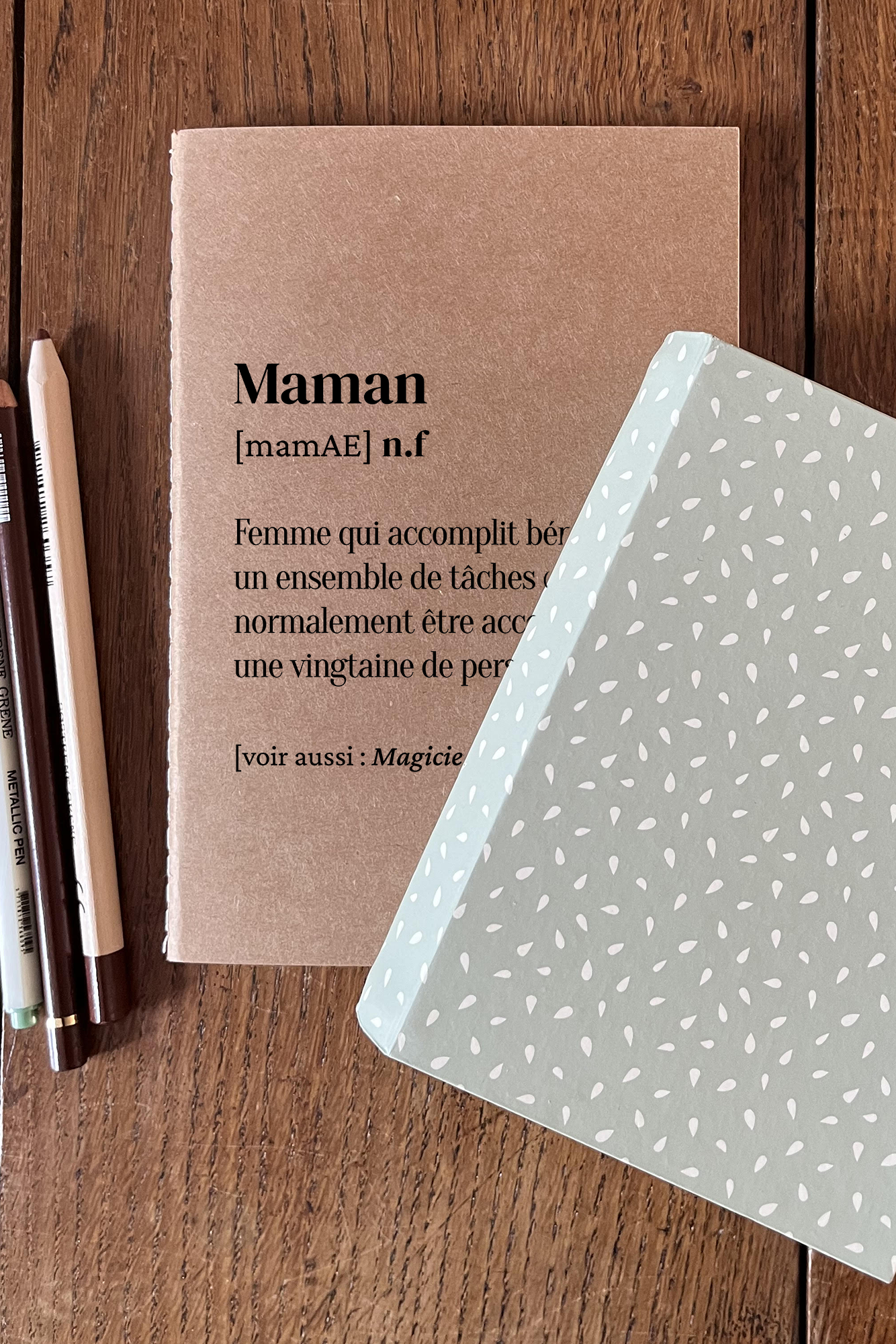 Carnet de notes A5 définition Maman