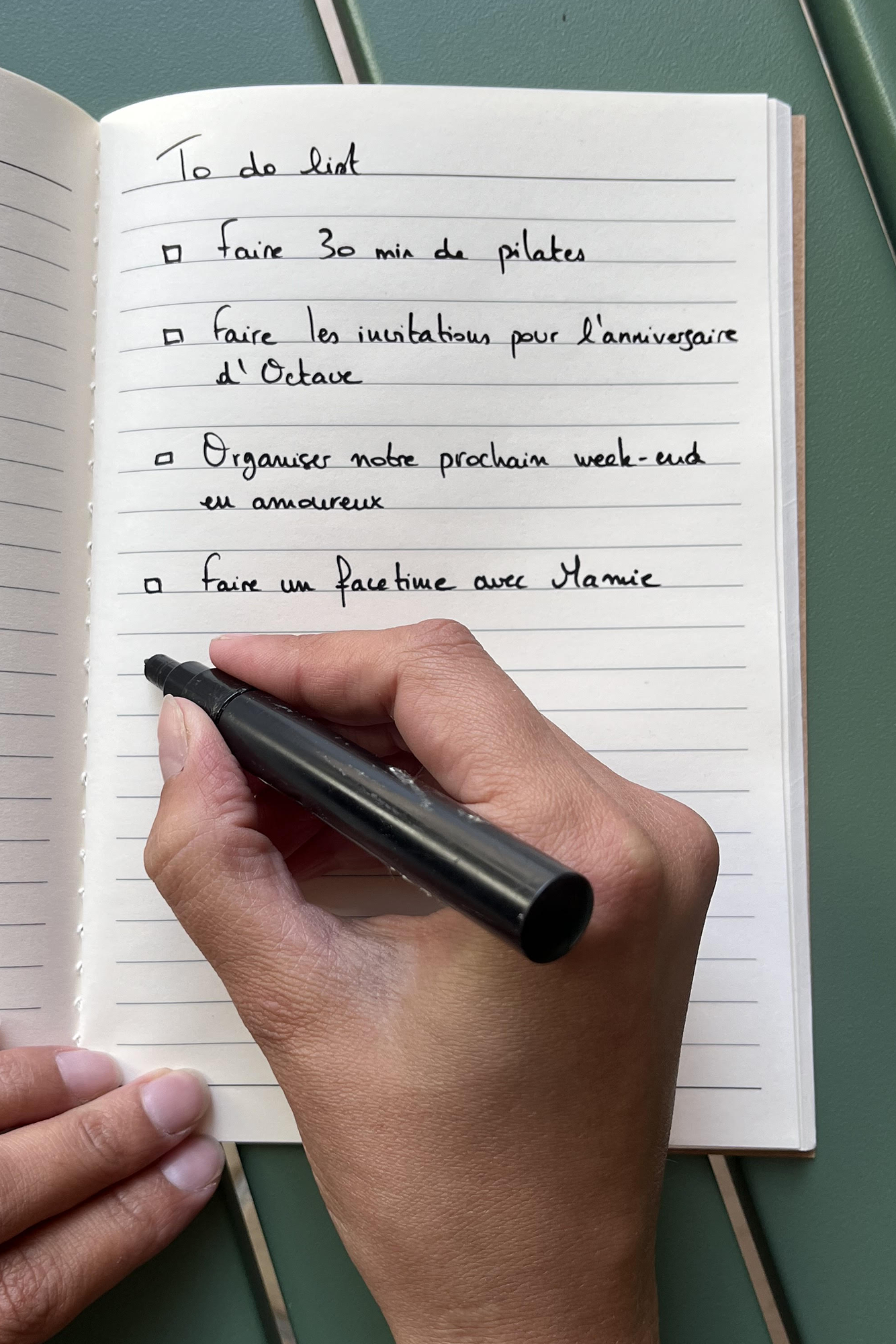 Carnet de notes A5 définition Copine