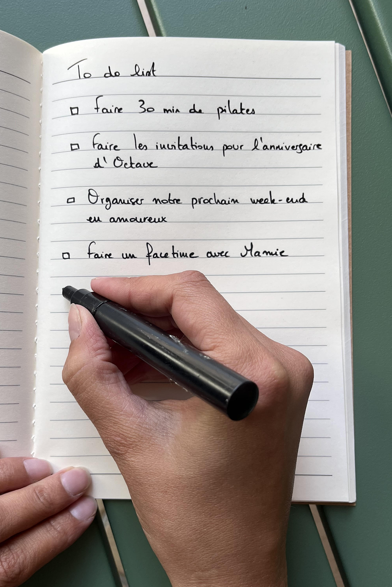 Carnet de notes A5 définition Nounou