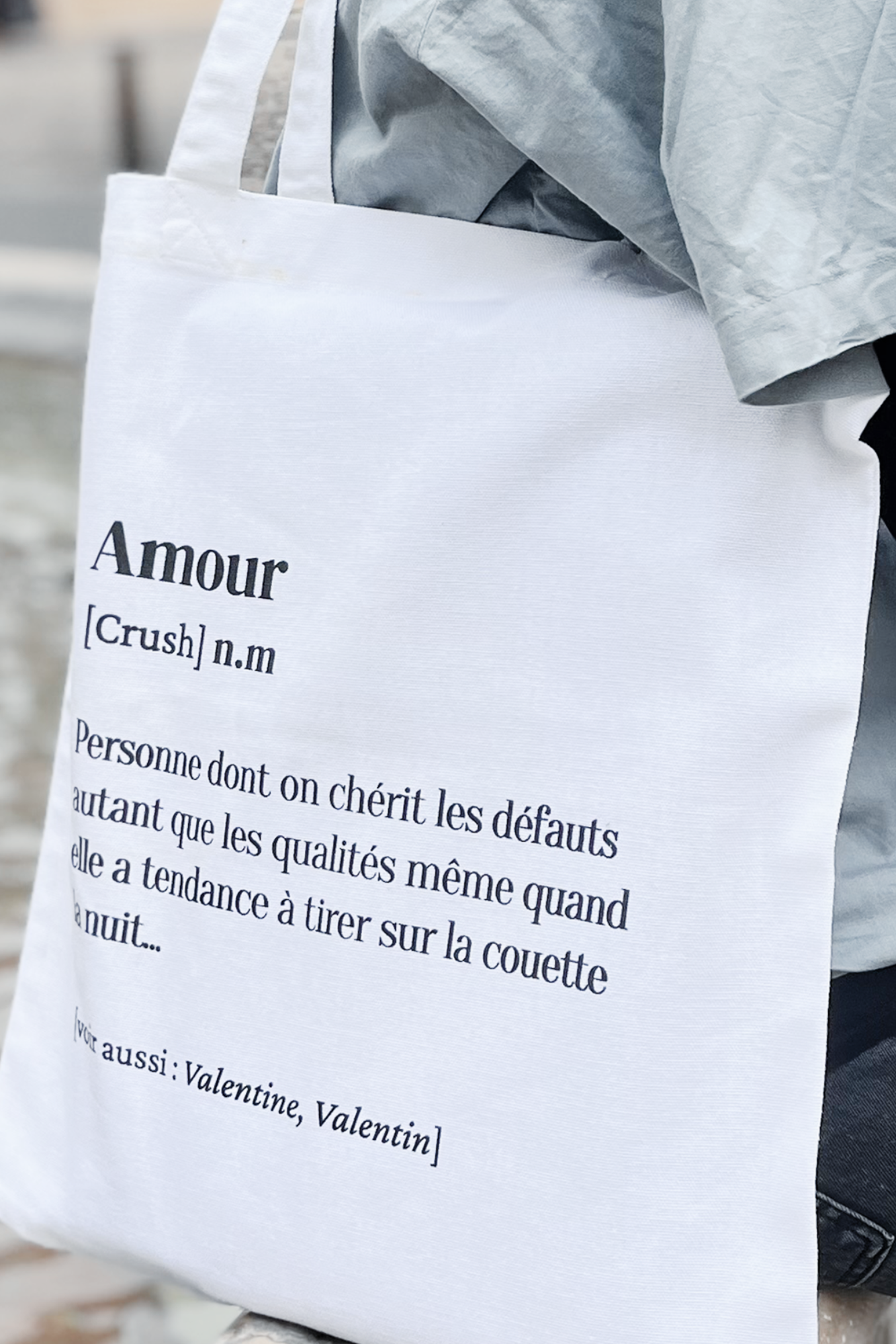 Tote Bag définition Amour