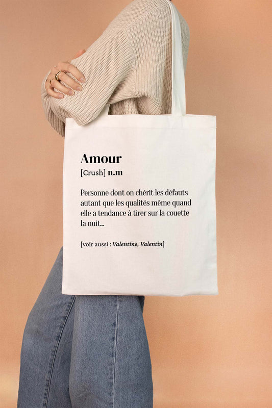 Tote Bag définition Amour