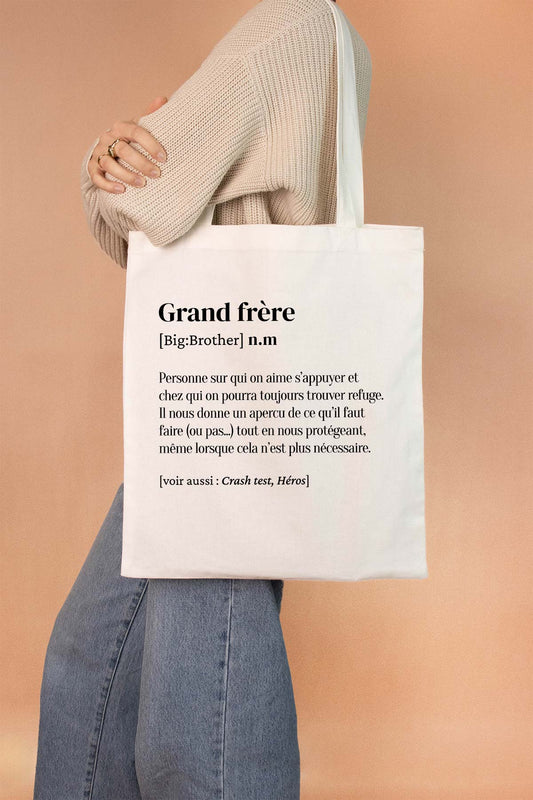 Tote Bag définition Grand frère
