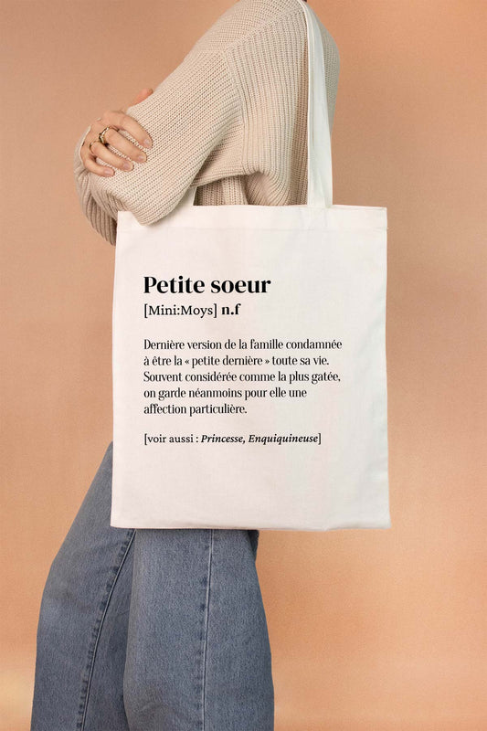 Tote Bag définition Petite soeur