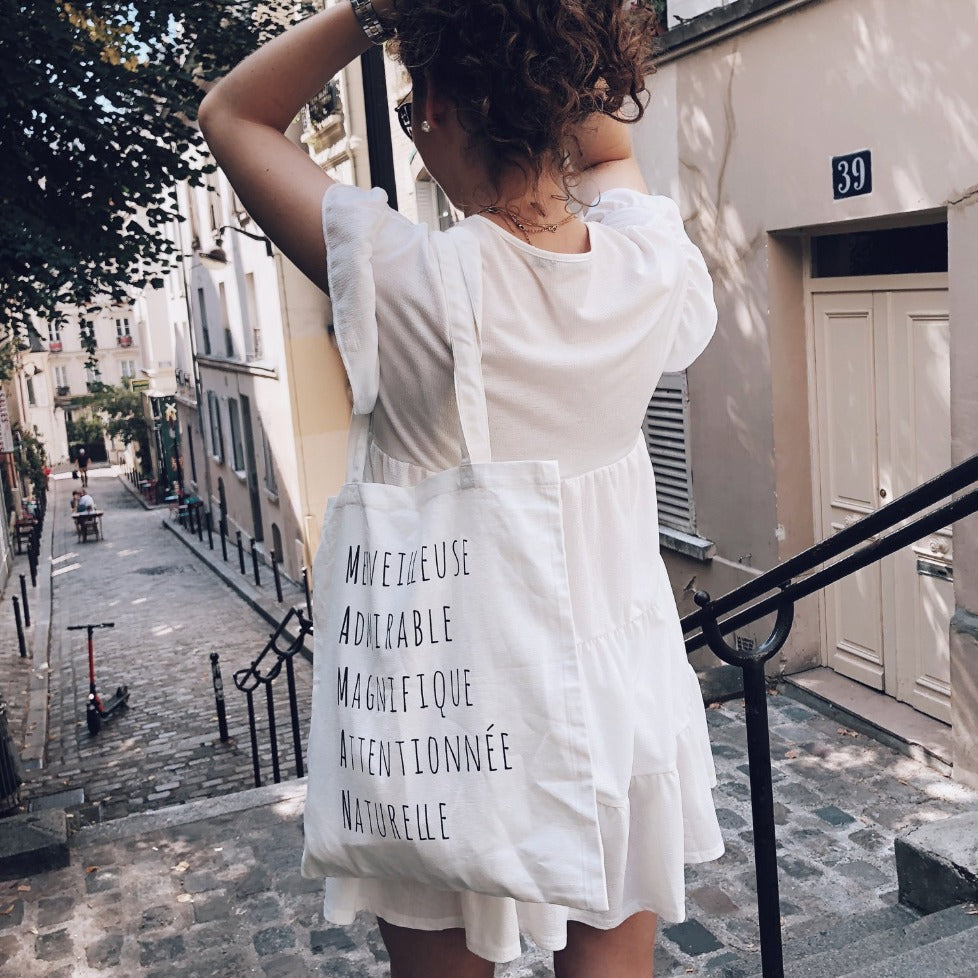 Tote Bag acrostiche Maman