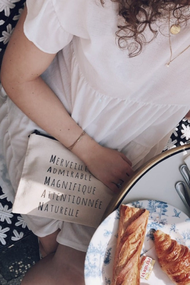 Grande trousse acrostiche Maman