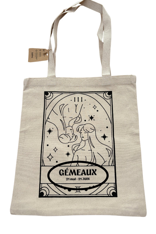 Tote bag Gémeaux - DÉFAUT