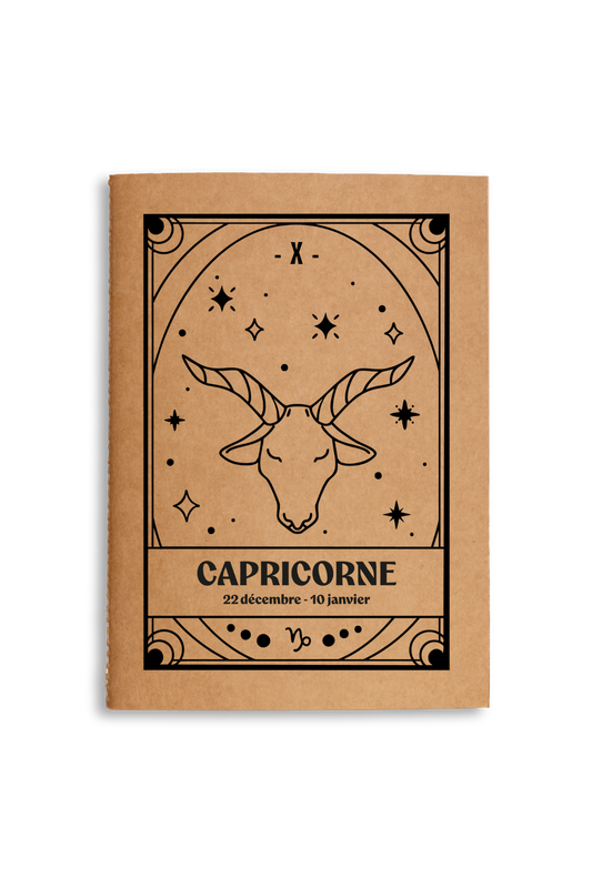 Carnet zodiaque Capricorne