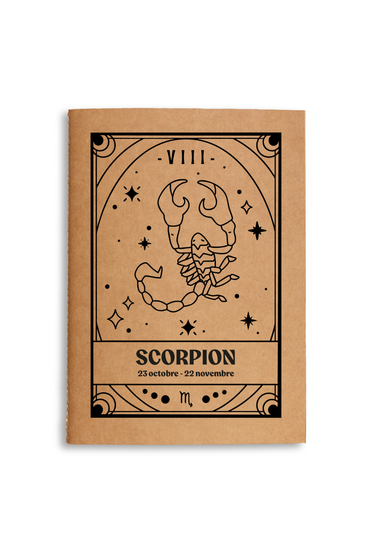 Carnet zodiaque Scorpion