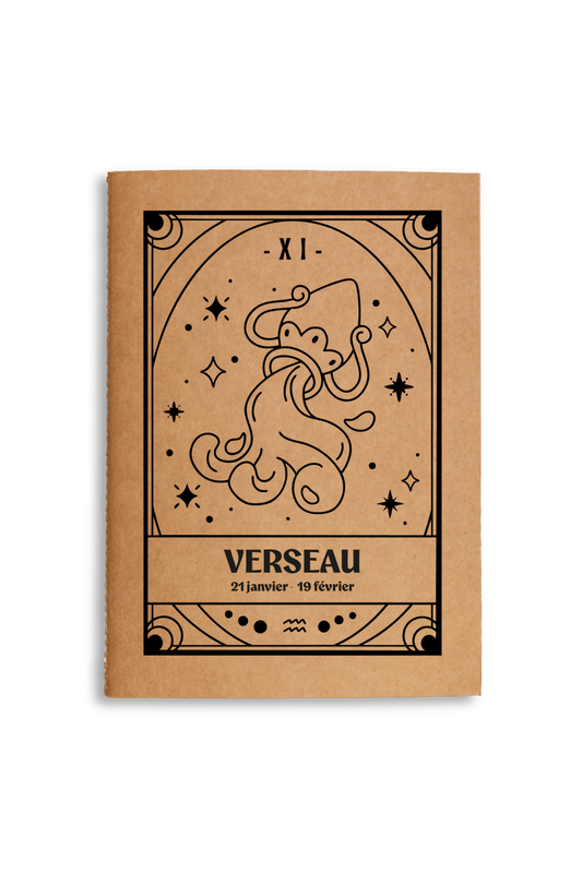 Carnet zodiaque Verseau