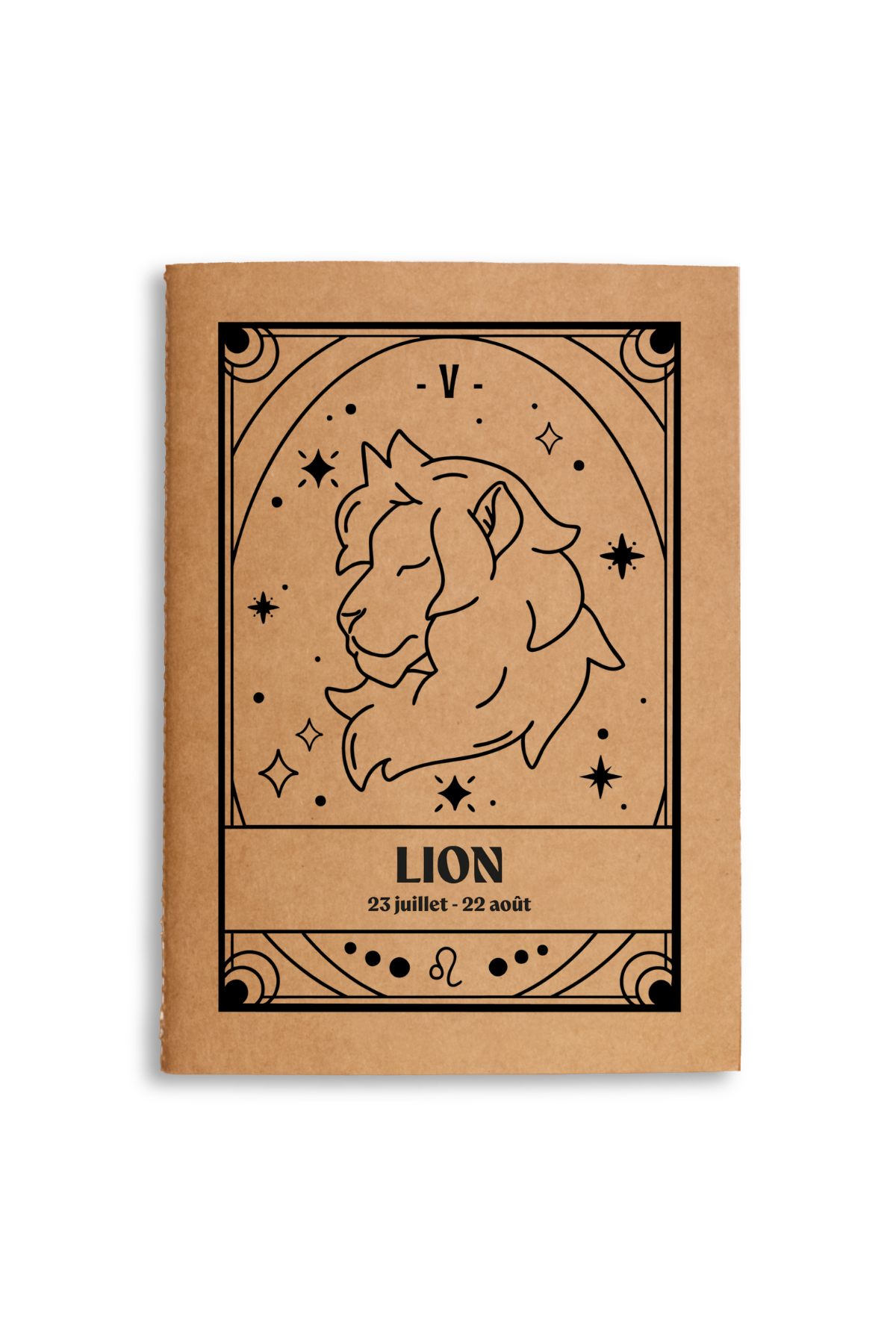 Carnet zodiaque Lion