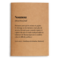 Carnet de notes A5 définition Nounou
