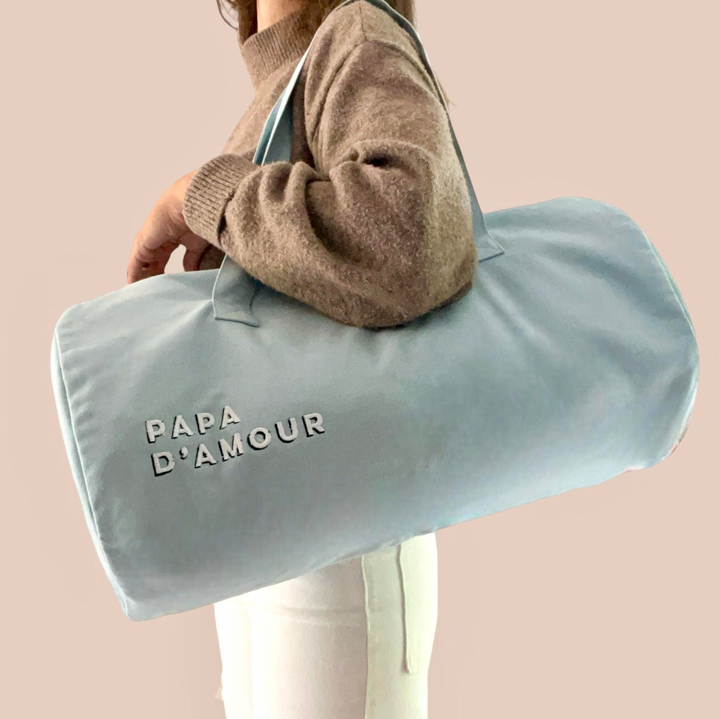 SAC POLOCHON PAPA D’AMOUR BLEU CIEL