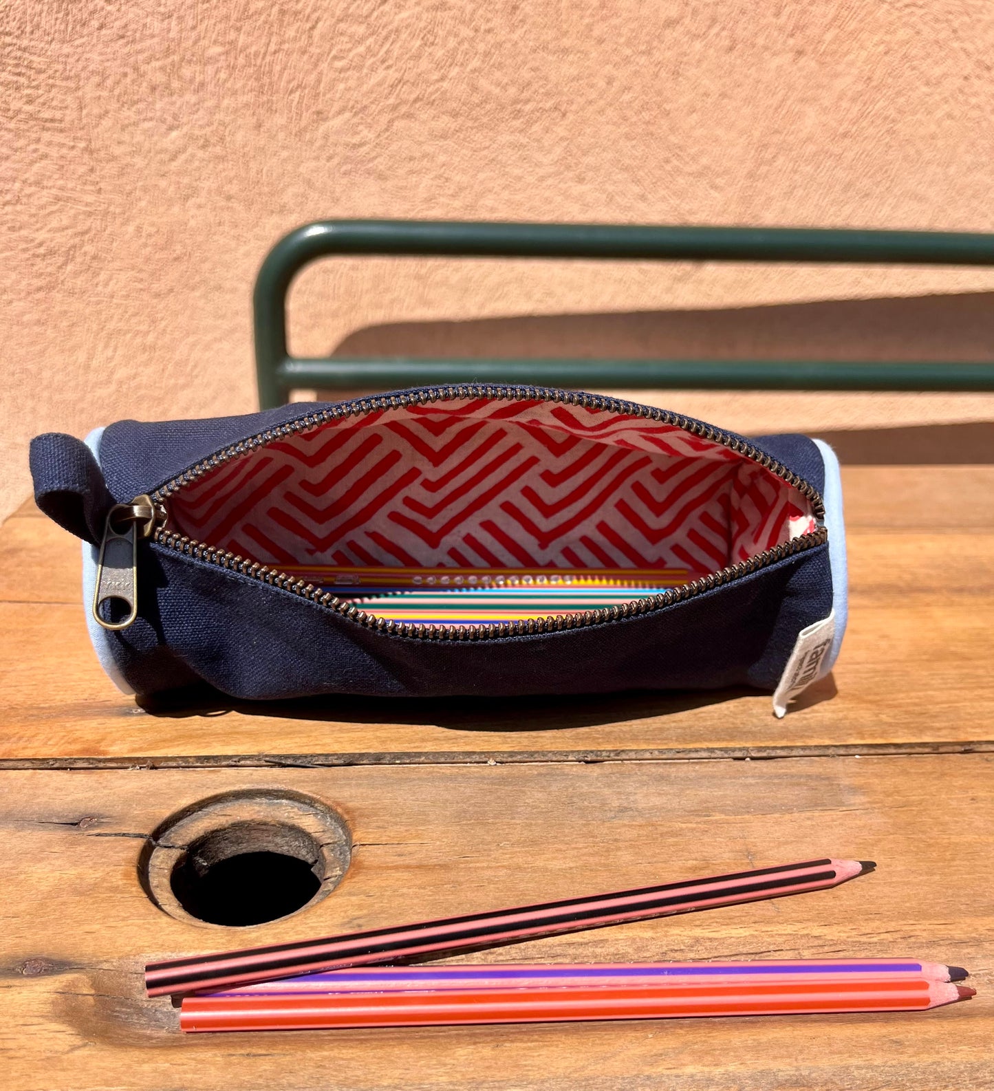 TROUSSE D'ÉCOLE ROUGE / BLEU MARINE