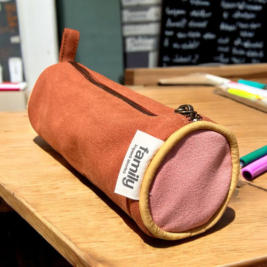 TROUSSE D'ÉCOLE ROSE / CHOCOLAT