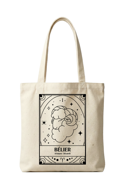 Tote bag zodiaque Bélier