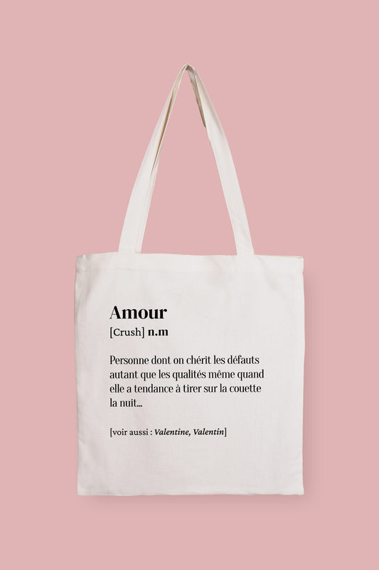 Tote Bag définition Amour