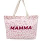 Cabas MAMMA motif fleurs