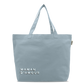Sac shopping brodé MAMAN D’AMOUR bleu ciel