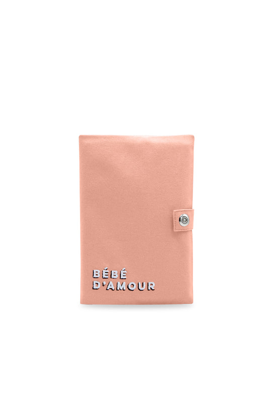 PROTÈGE CARNET DE SANTE BEBE D’AMOUR ROSE