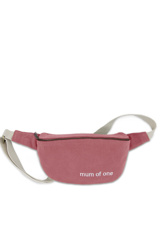 Banane rose brodée “mum of one”