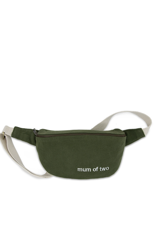 Banane olive brodée “mum of two”