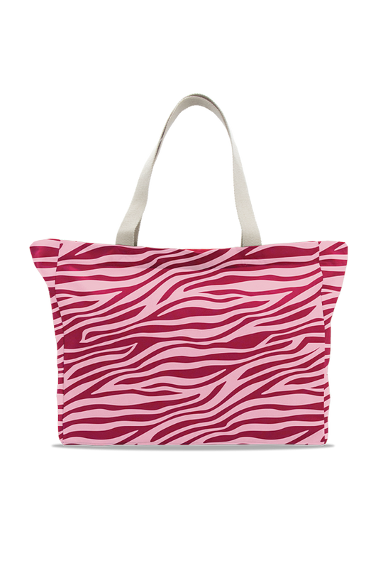 Cabas MAMMA motif zèbre