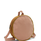 Sac à dos enfant rond rose / chocolat