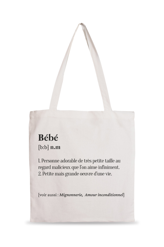 Tote Bag définition Bébé