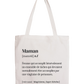 Tote bag définition Maman