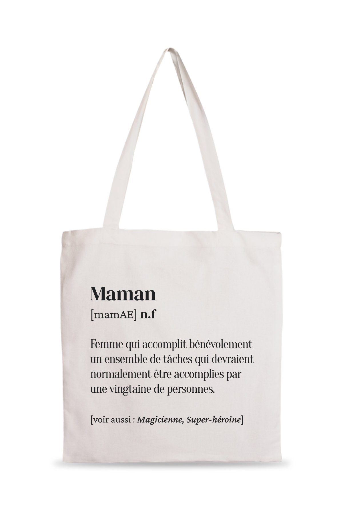 Tote bag définition Maman