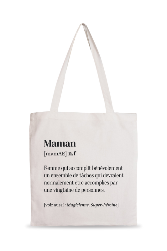 Tote bag définition Maman