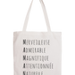 Tote Bag acrostiche Maman
