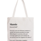Tote Bag définition Mamie