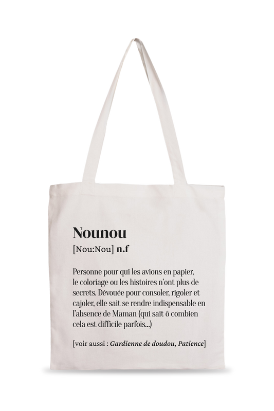 Tote Bag définition Nounou