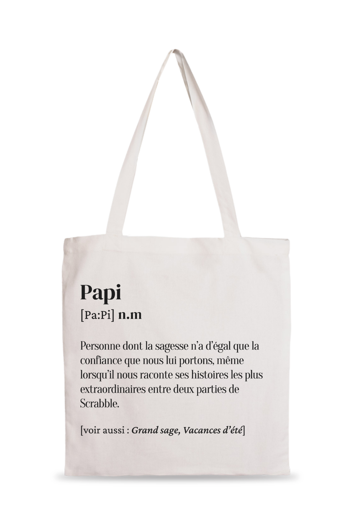 Tote Bag définition Papi