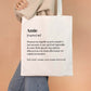 Tote Bag définition Amie