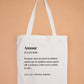Tote Bag définition Amour