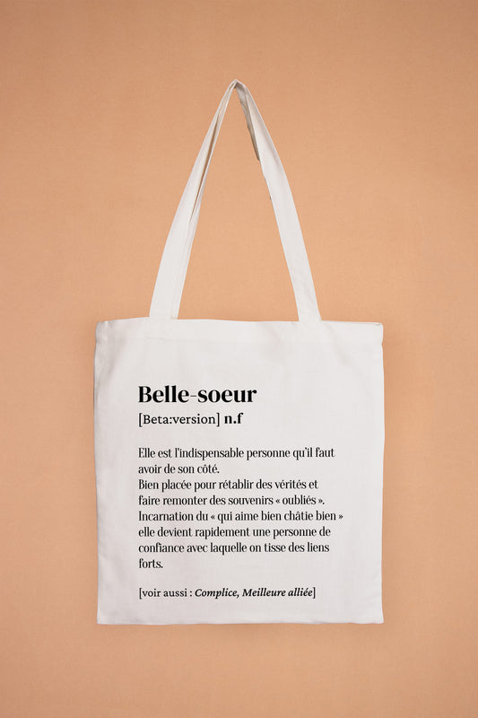 Tote Bag définition Belle-soeur