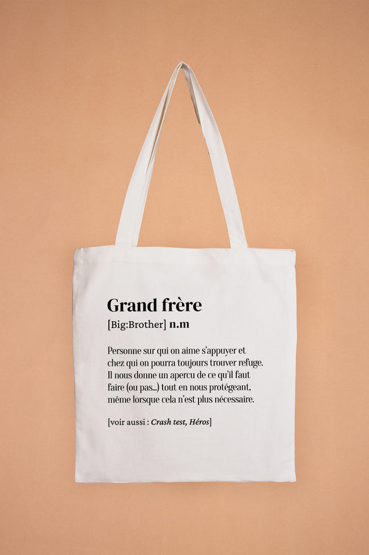 Tote Bag définition Grand frère