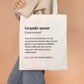 Tote Bag définition Grande soeur