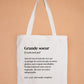 Tote Bag définition Grande soeur
