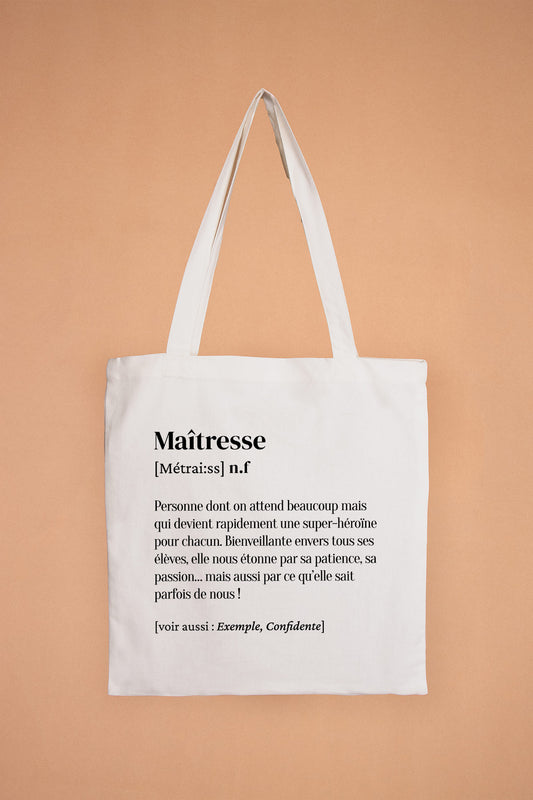 Tote Bag définition Maîtresse