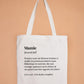 Tote Bag définition Mamie