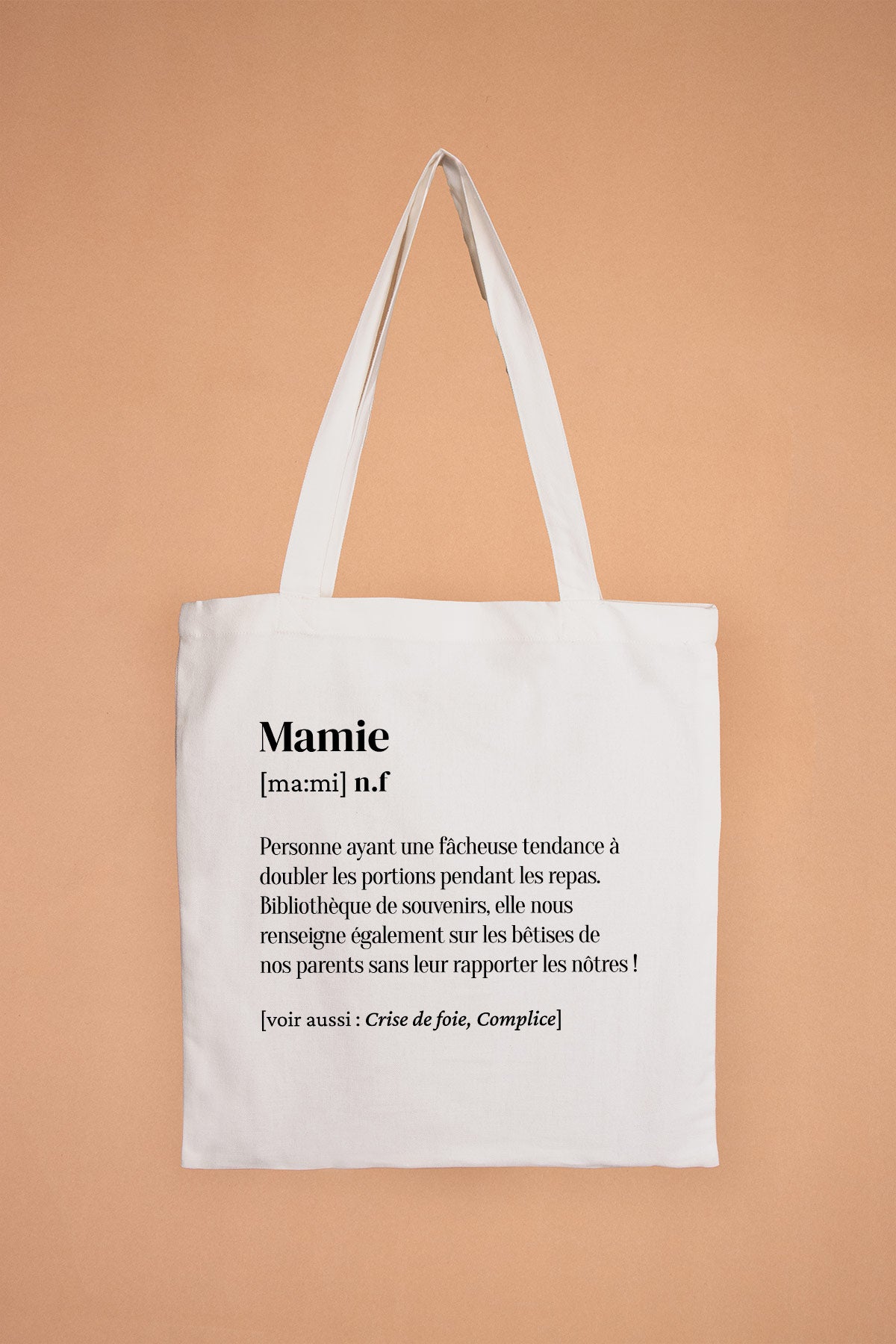 Tote Bag définition Mamie