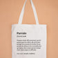 Tote Bag définition Parrain