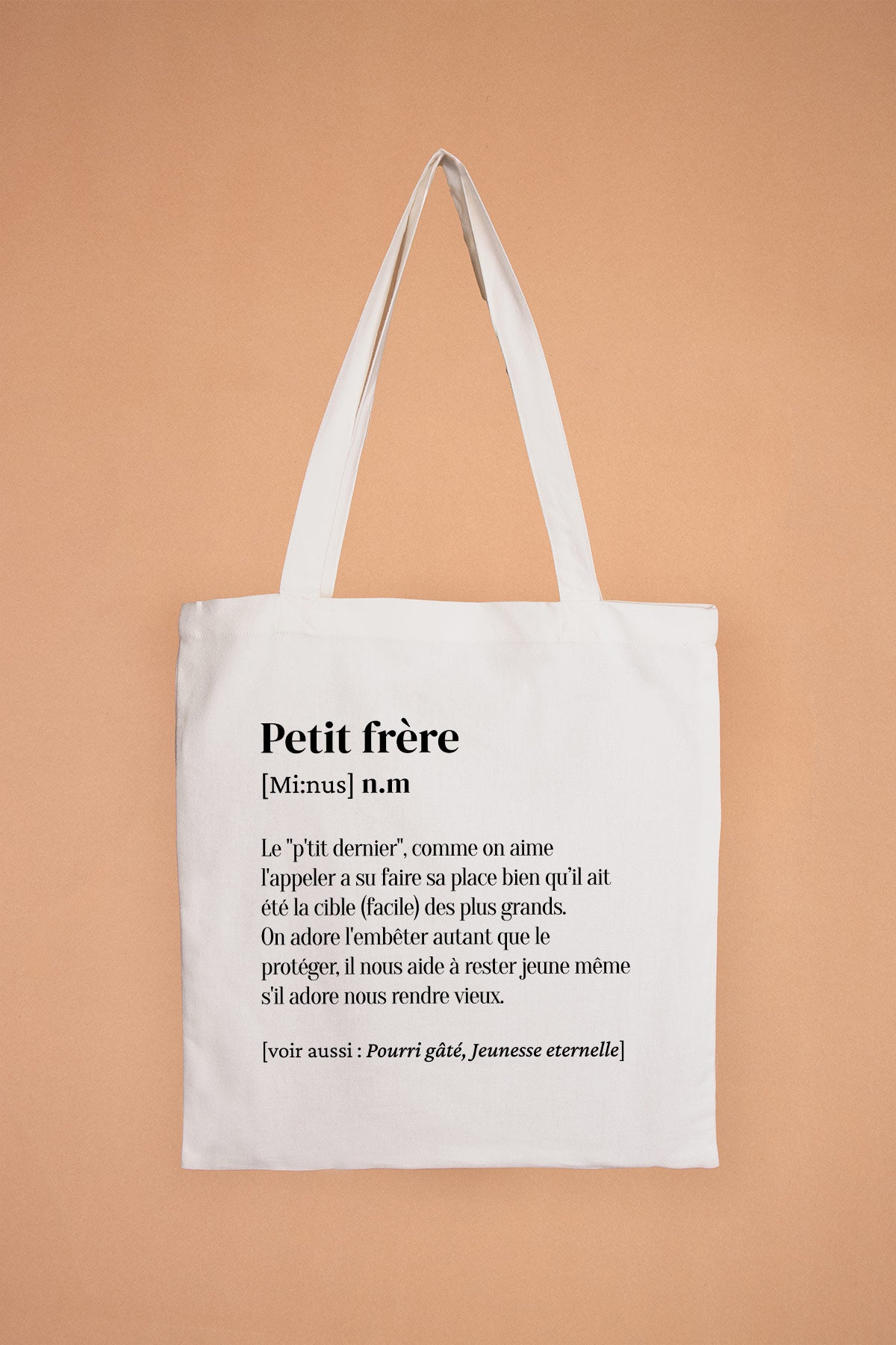 Tote Bag définition Petit frère
